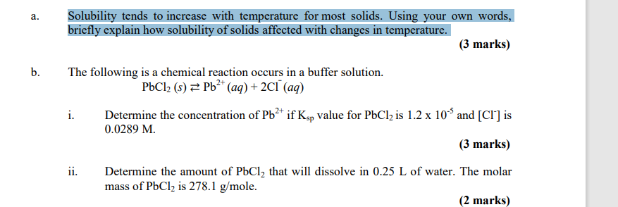 how solubility changes with temperature