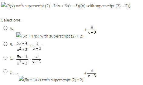 superscript 1 2 3 4 5