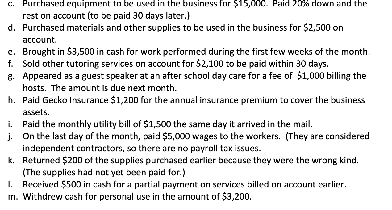 Solved *****Only use the below categories to enter the