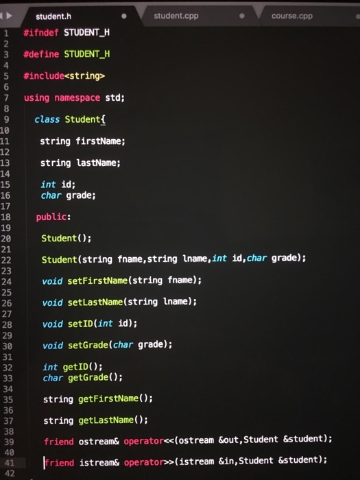 Solved implement the two classes. Develop a program, name | Chegg.com