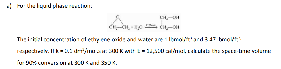 Solved 2. Set up a stoichiometric table for each of the | Chegg.com