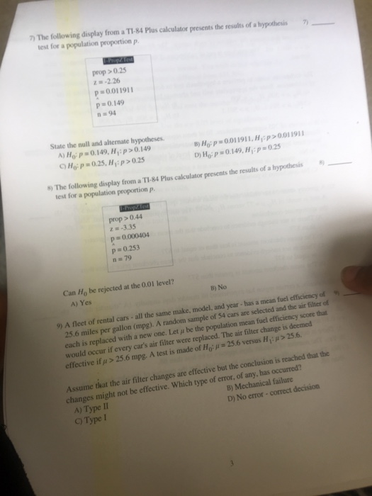 hypothesis calculator z test