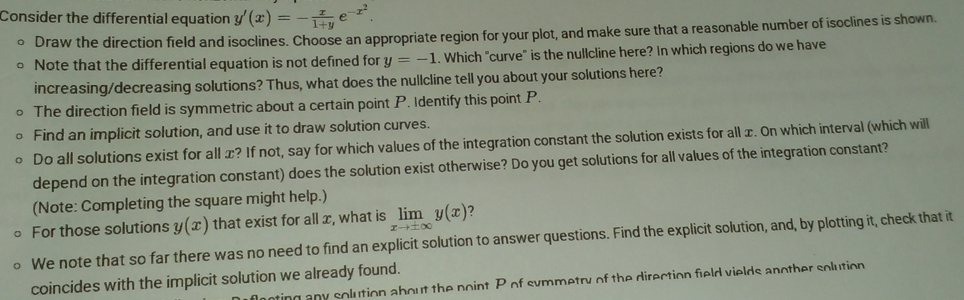 Solved What is the coding for the direction fields and the | Chegg.com