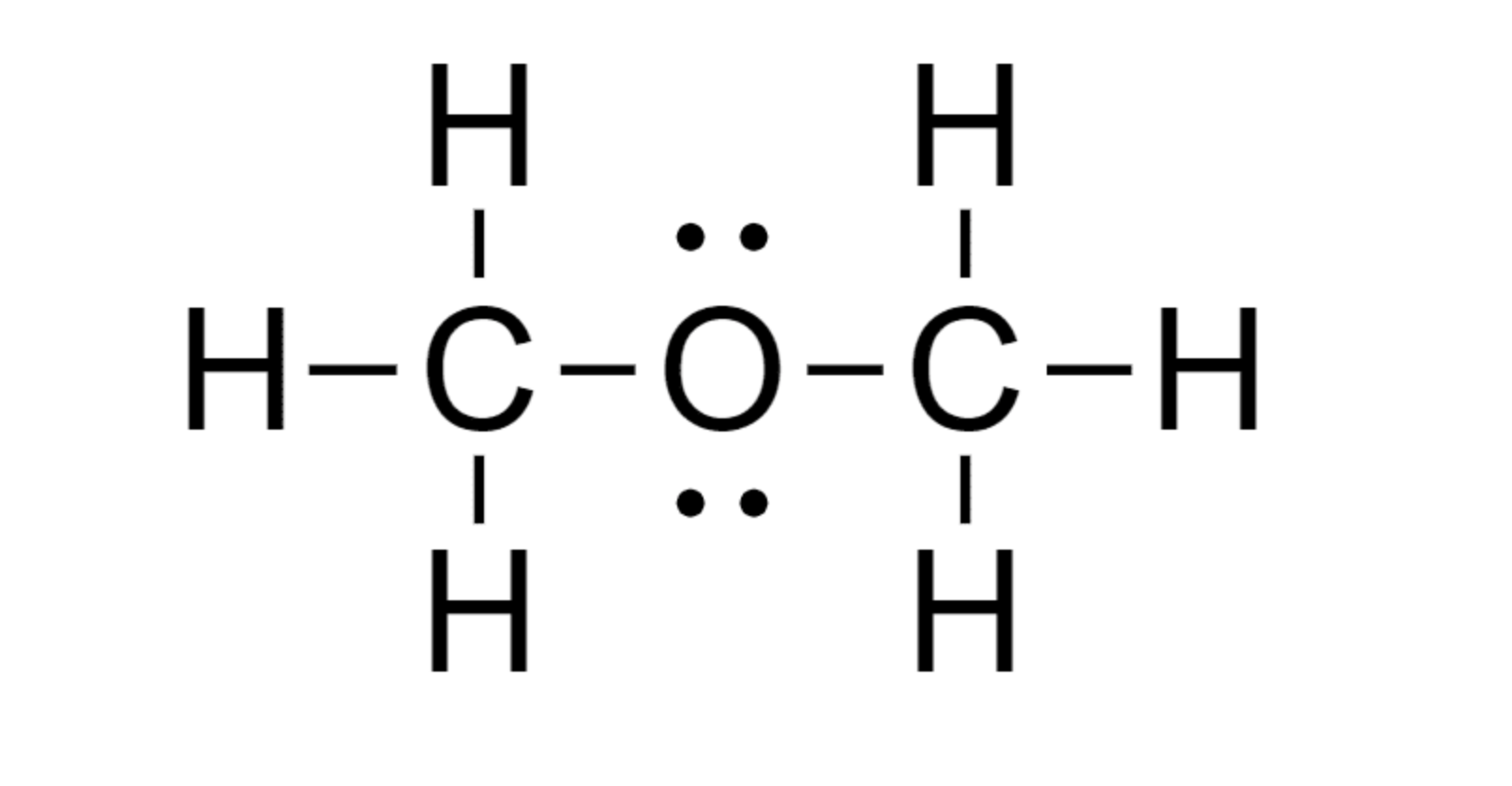 lewis structure for ch3och3