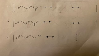 Solved Draw the resonance structures. Fill in the missing | Chegg.com