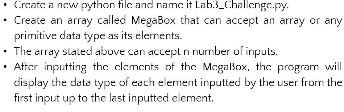 Solved . Create a new python file and name it | Chegg.com