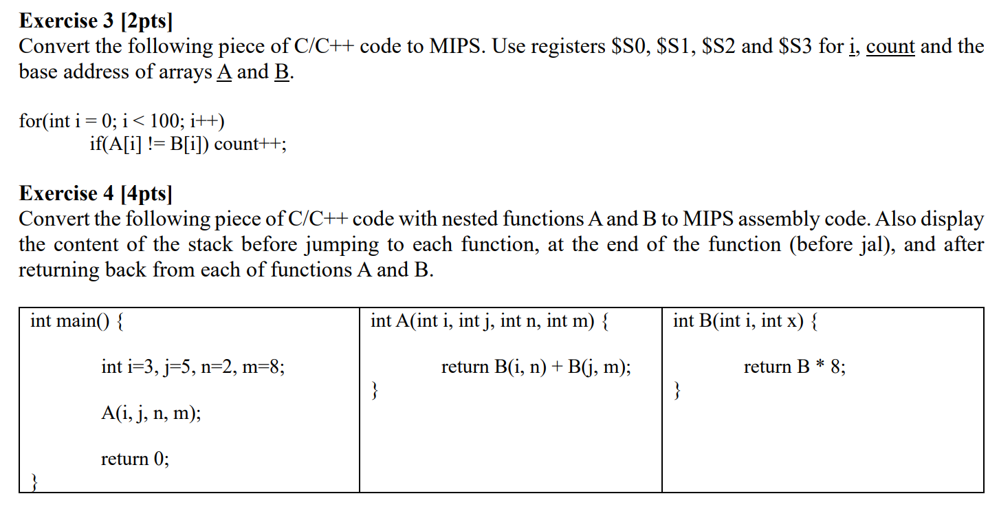 Solved Co urse: Computer Architecture and | Chegg.com