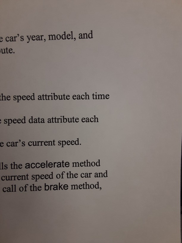 e cars year, model, and ute. the speed attribute each time e speed data attribute each e cars current speed. lls the accele