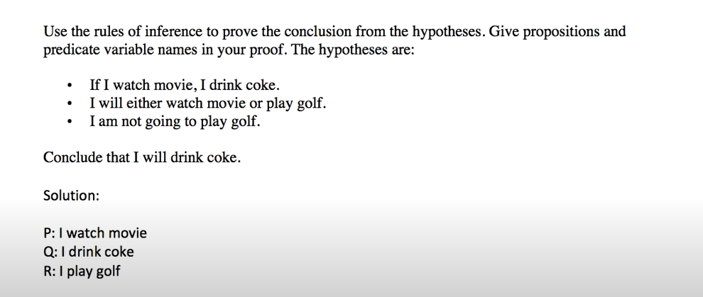 Solved Use The Rules Of Inference To Prove The Conclusion | Chegg.com