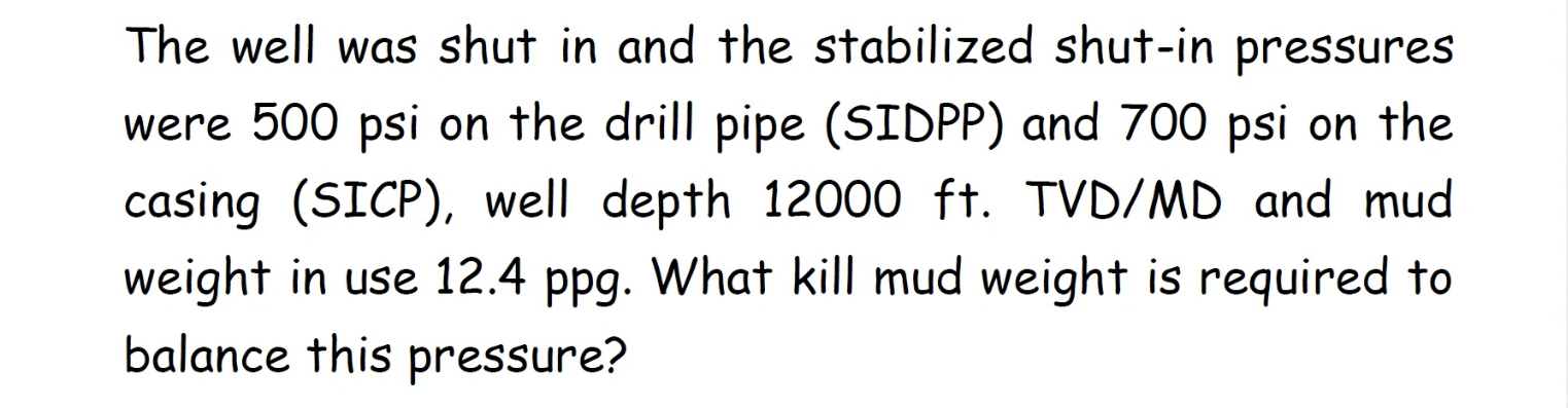 Solved The well was shut in and the stabilized shut-in | Chegg.com