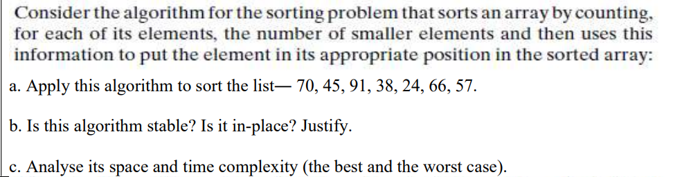 Solved This question is related to Design and Analysis of | Chegg.com