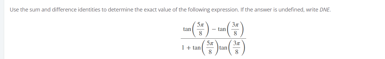 Solved Use The Sum And Difference Identities To Determine | Chegg.com