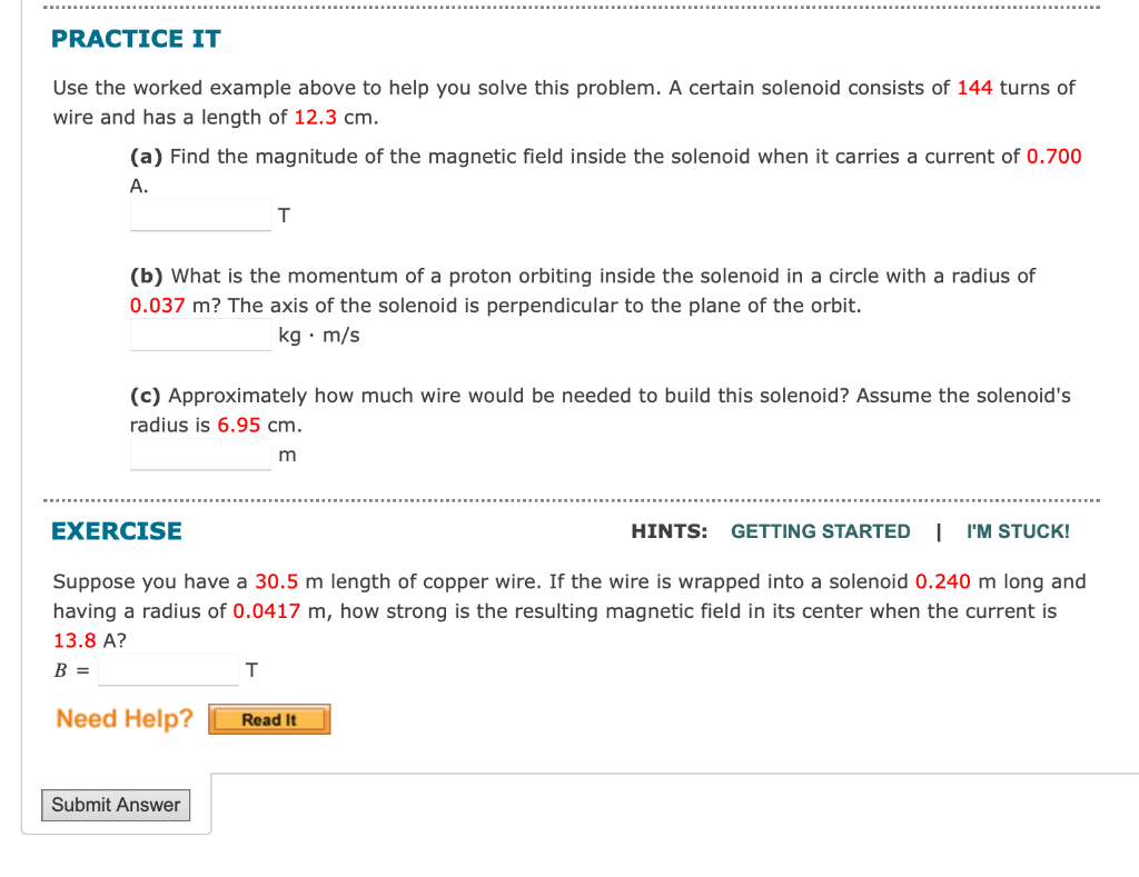 Solved PRACTICE IT Use the worked example above to help you | Chegg.com