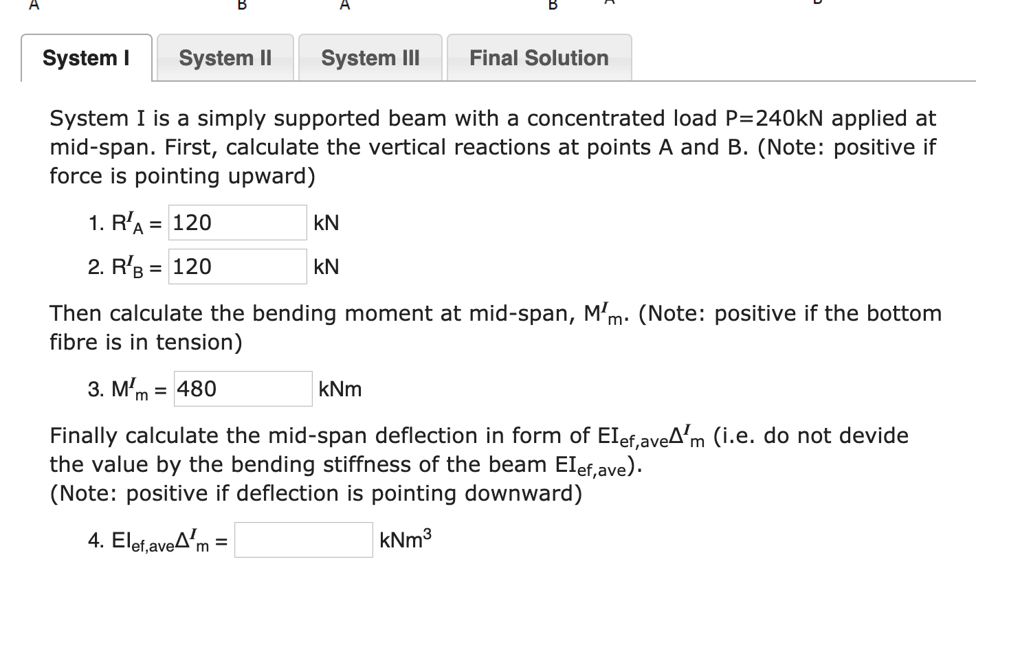 Solved Consider one span of a continuous beam has a | Chegg.com