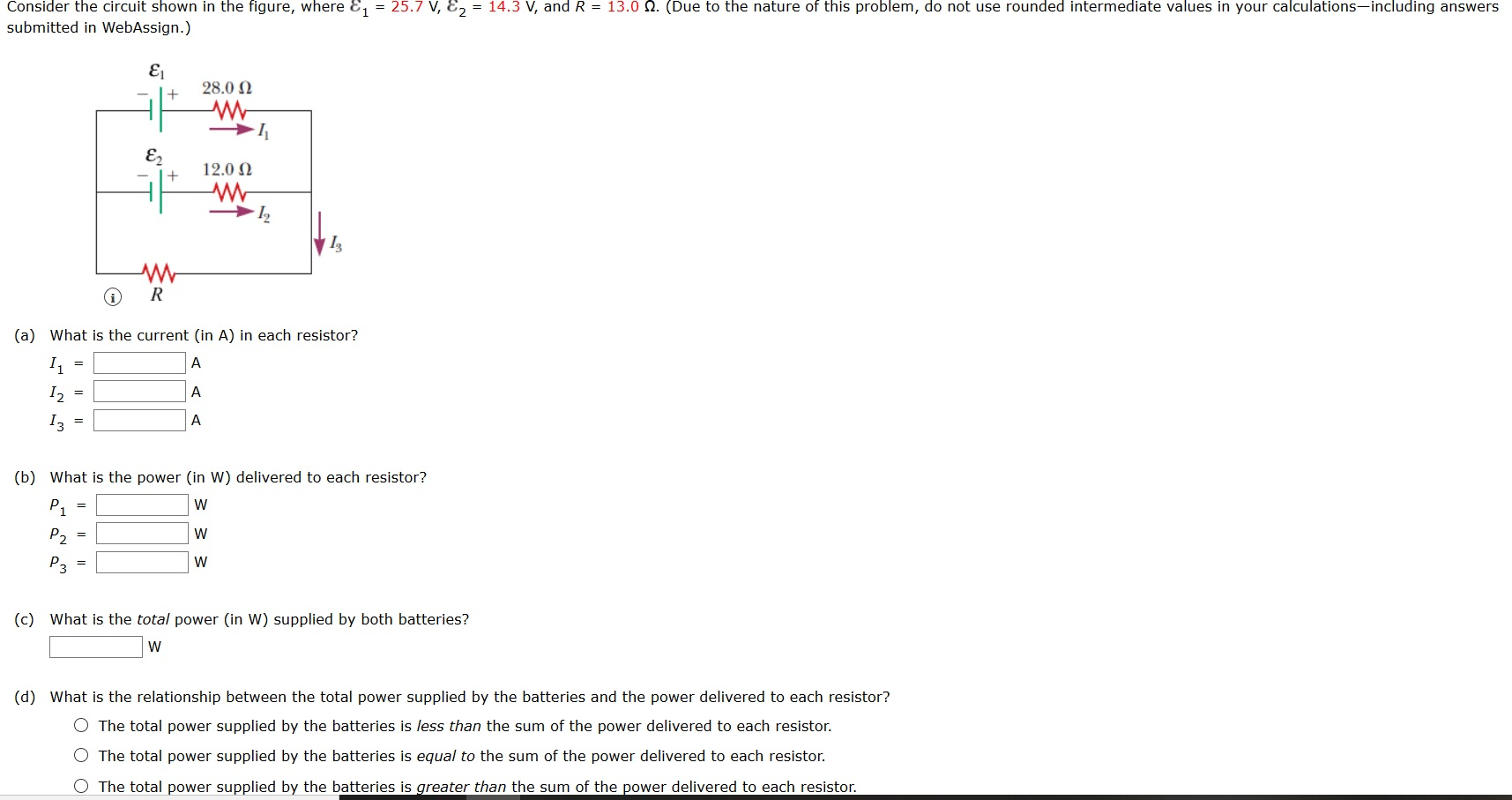 Solved Consider the circuit shown in the figure, where E1 = | Chegg.com