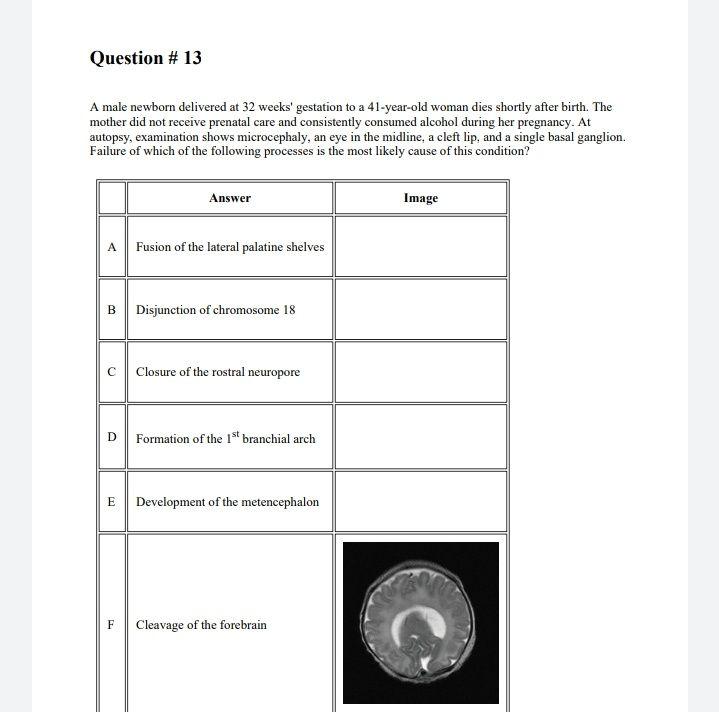Solved Question # 13 A male newborn delivered at 32 weeks' | Chegg.com