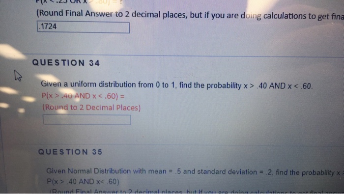 Solved (Round Final Answer to 2 decimal places, but if you | Chegg.com