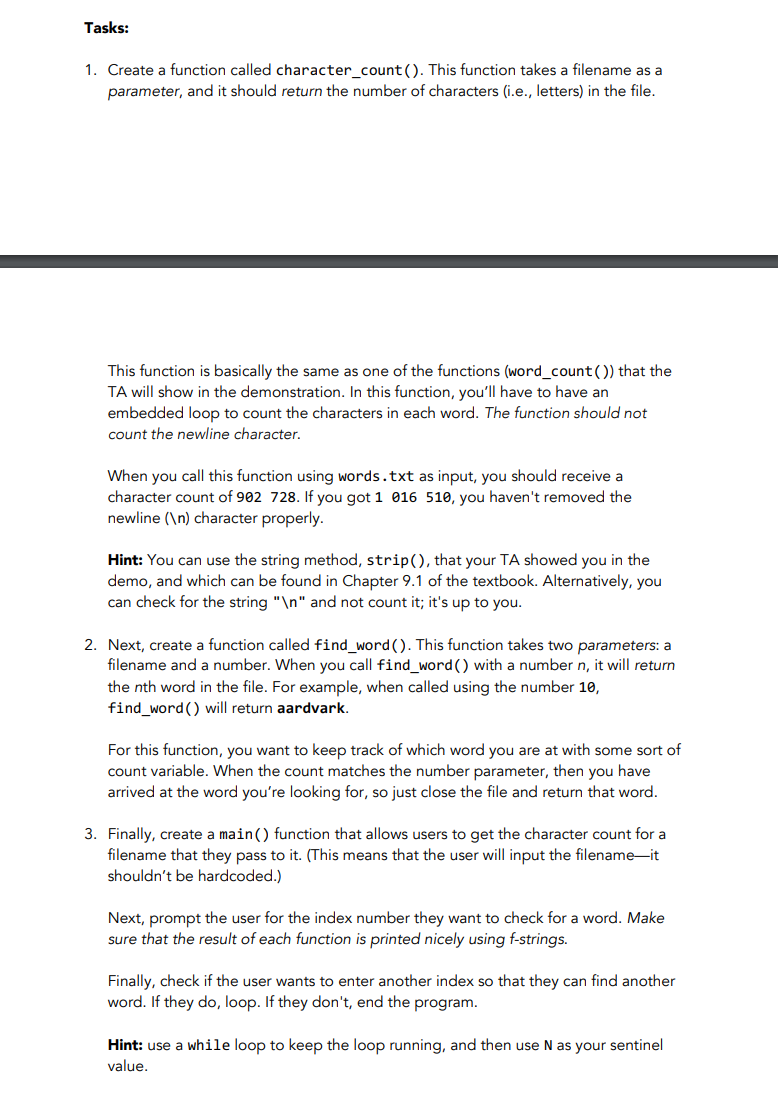 Solved This is to be written in Python 3. I do know that the | Chegg.com