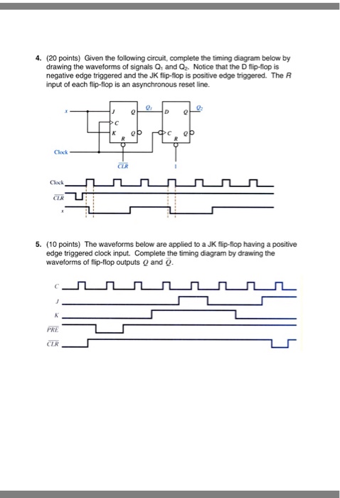 Solved 4 20 Points Given The Following Circuit Complete 4471