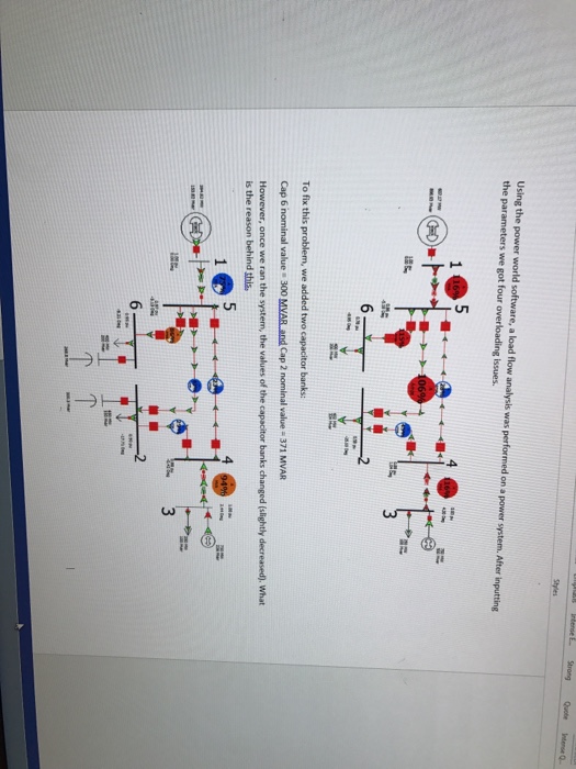 Solved Using the power world software, a load flow analysis | Chegg.com