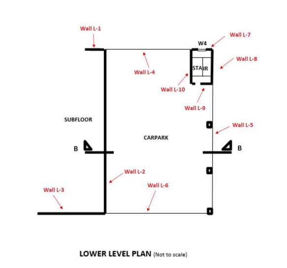 Solved he plans below show a public library building with an | Chegg.com