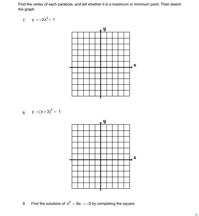 Solved Complete Questions 7 9 By Showing All The Work Fin Chegg Com