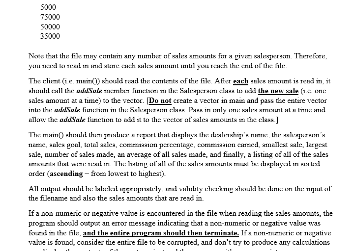 Solved C++ PROGRAMIING: VECTORS AND SORTING ASSIGNMENT | Chegg.com