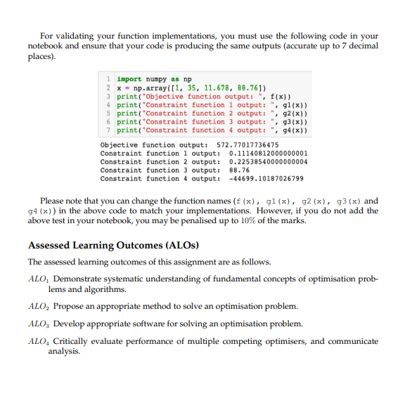 Tasks Consider the following specification for an | Chegg.com