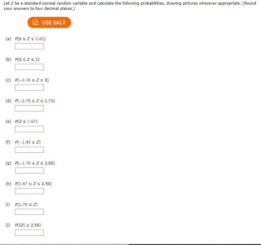Solved Let Z be a standard normal random variable and | Chegg.com