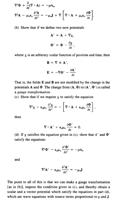 Solved IV-27 (a) Using Maxwell's Equations (see Problem | Chegg.com