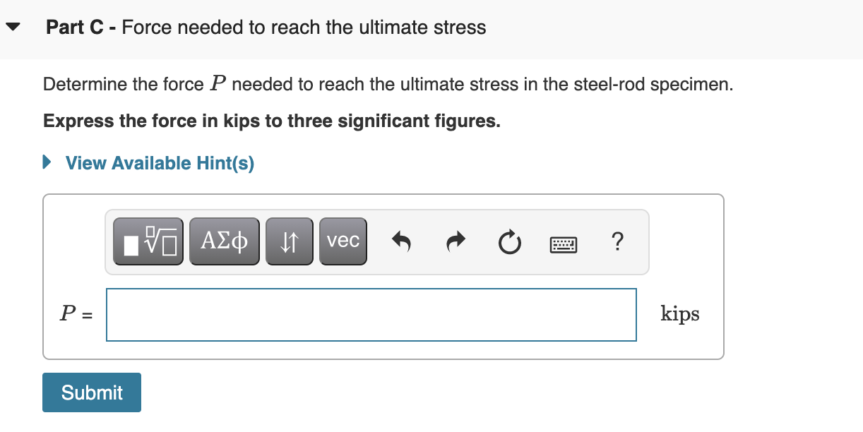 Solved Tension And Compression Test 1 Of 10 Learning Goal: | Chegg.com