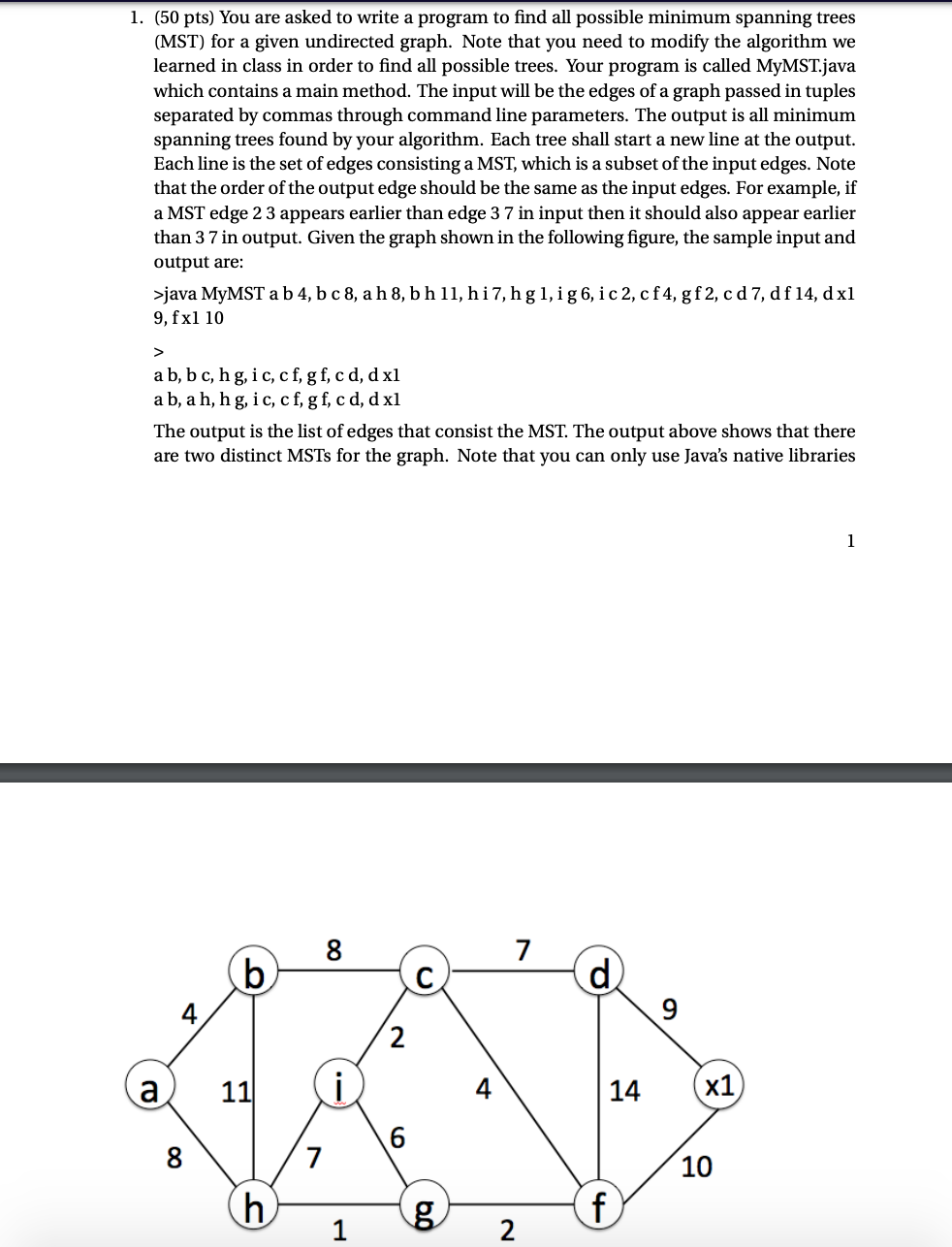 Solved in java language only please. thank you. Don't try to | Chegg.com