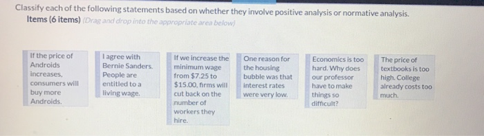 Solved Classify Each Of The Following Statements Based On | Chegg.com