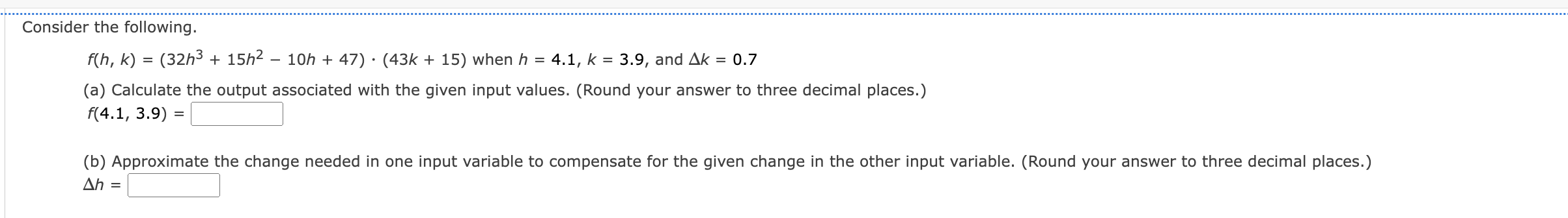 Solved Consider the following. | Chegg.com