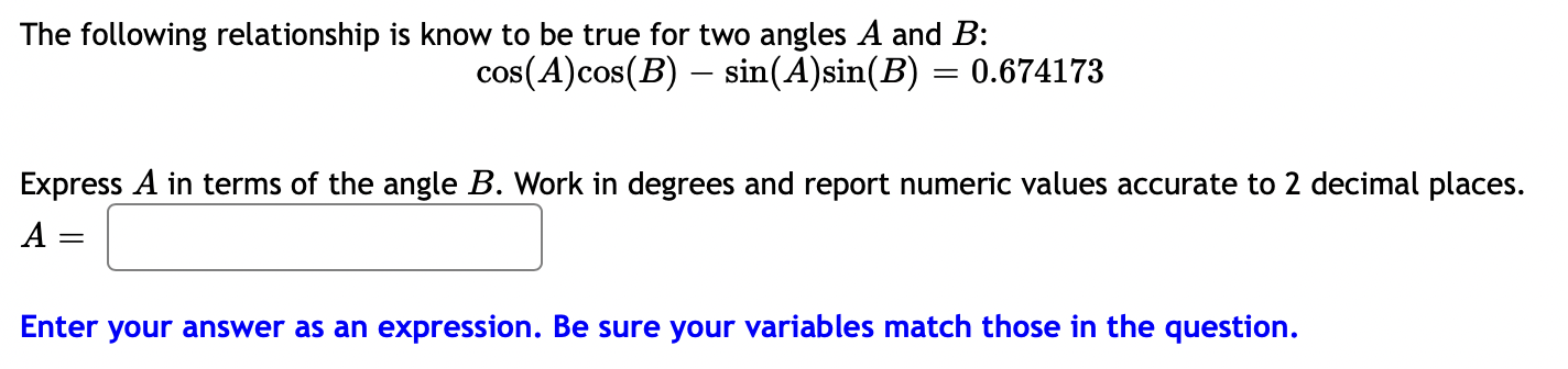 Solved Use an addition or subtraction formula to write sin | Chegg.com