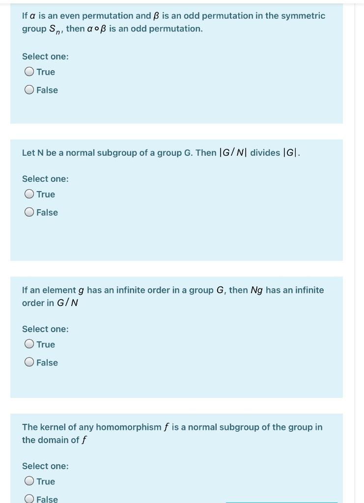 Solved If A Is An Even Permutation And Ss Is An Odd Permut Chegg Com