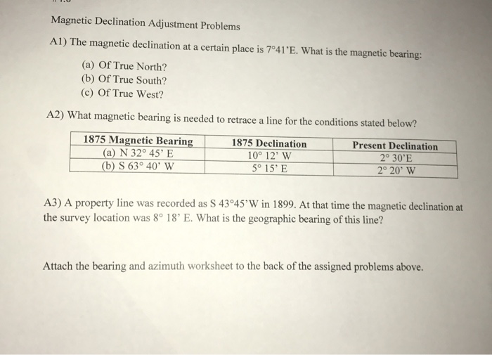Solved Declination Adjustment Problems heic detial