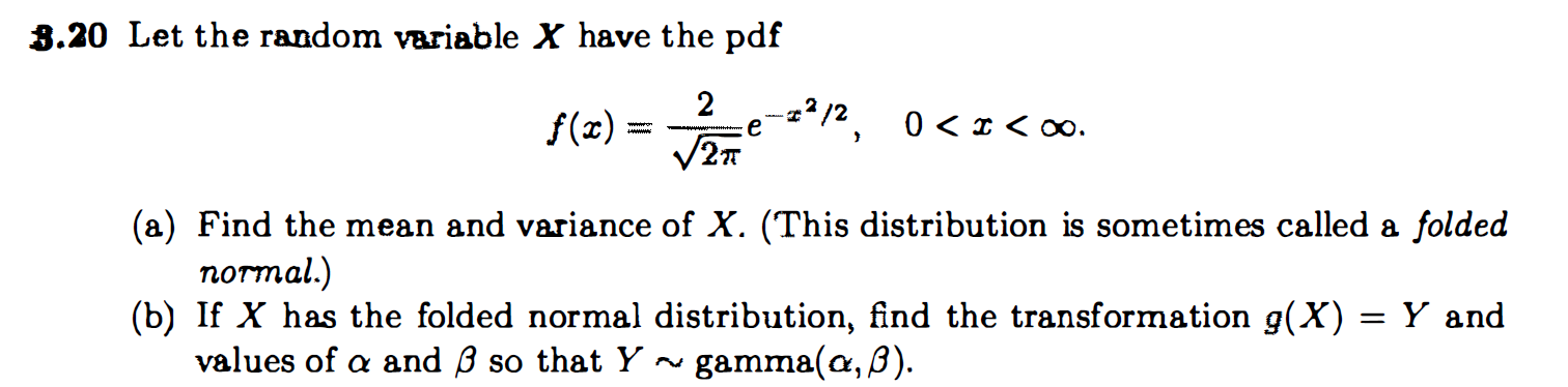 Solved 3.20 Let the random variable X have the pdf -e-/2, 0