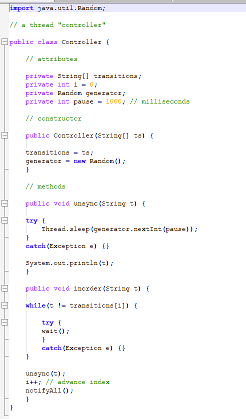 import java.util.Random; // a thread 