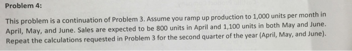 Solved This problem is a continuation of Problem 3. Assume | Chegg.com