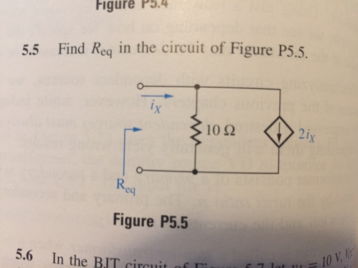 Solved Find R_eq in the circuit of Figure P5.5. | Chegg.com