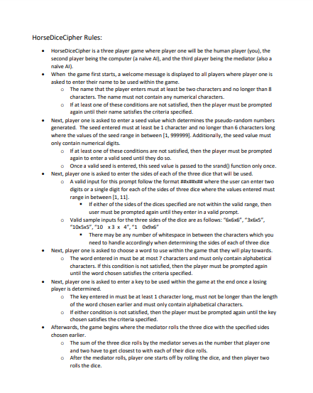Solved To learn how the program works with the steps for the | Chegg.com