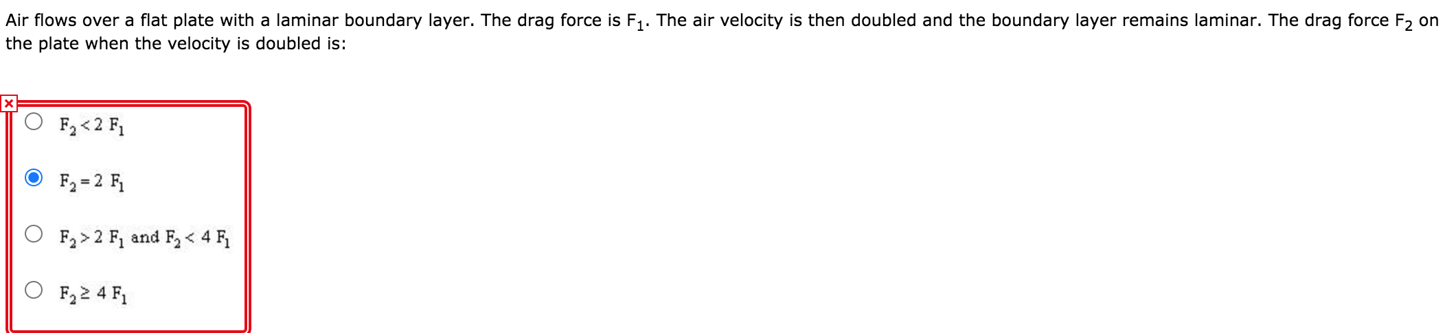 Solved Air flows over a flat plate with a laminar boundary | Chegg.com