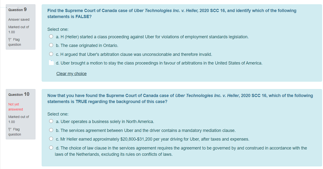 supreme court of canada uber