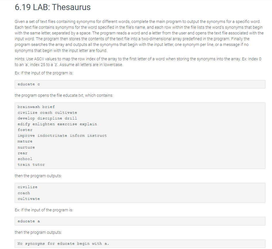 solved-6-19-lab-thesaurus-given-a-set-of-text-files-chegg