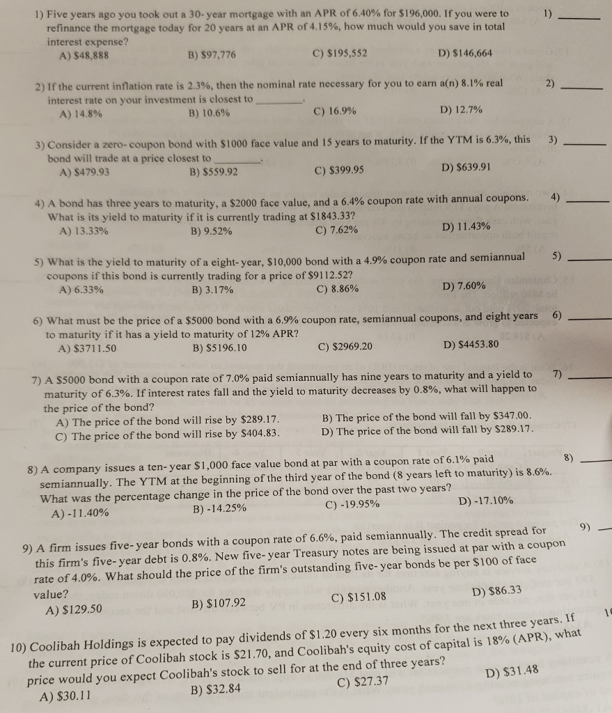 solved-1-1-five-years-ago-you-took-out-a-30-year-mortgage-chegg