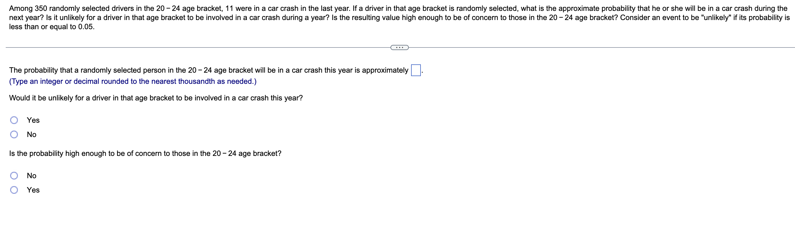 Solved Among 350 randomly selected drivers in the 2024 age
