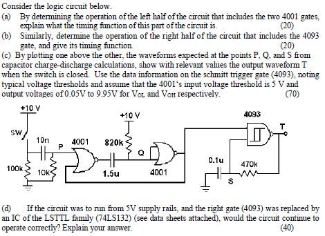 Consider The Logic Circuit Below (a) By Determining | Chegg.com