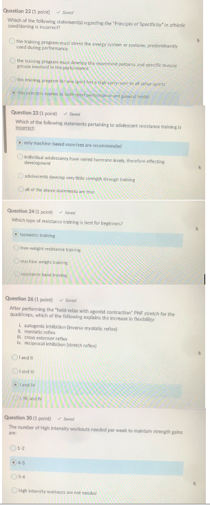 Solved Question 22 (1 point Saved Which of the following | Chegg.com