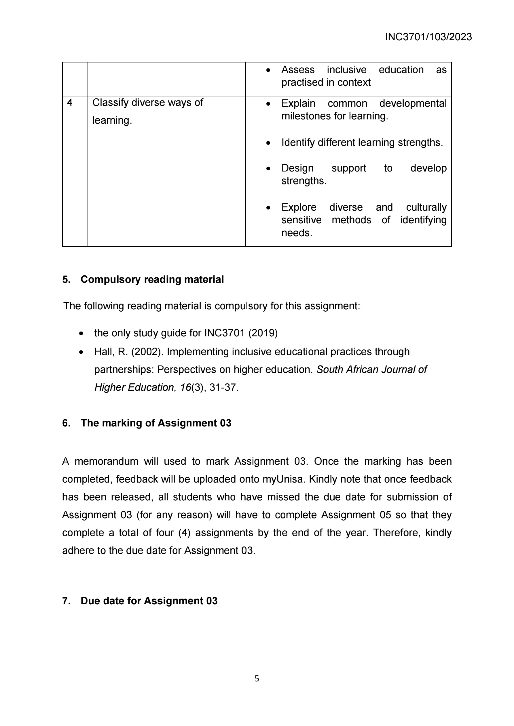 inc3701 assignment 5 2023